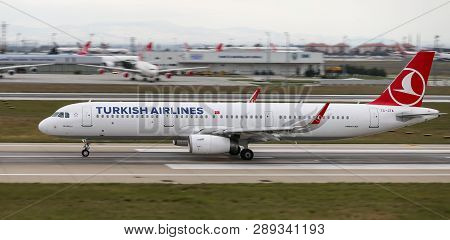 Airplane Takeoff From Airport