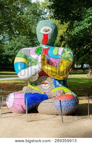 West Bretton, Uk - 30th September 2018: Sculptures From Yorkshire Sculpture Park