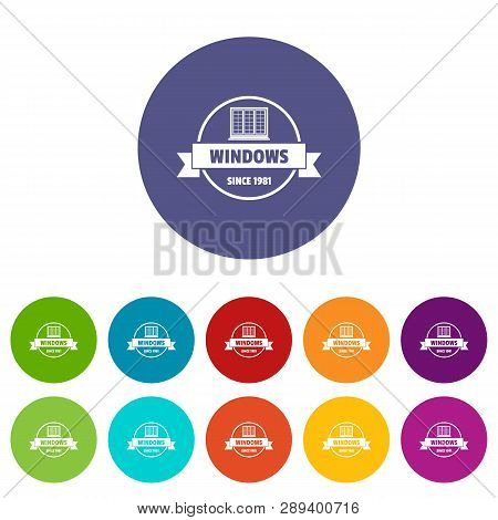 Construction Decotrative Icons Color Set Vector For Any Web Design On White Background