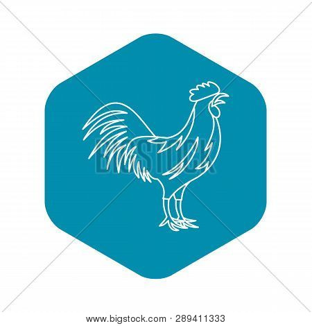 Gallic Rooster Icon. Outline Illustration Of Gallic Rooster Vector Icon For Web