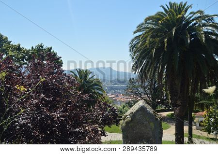 Views Of The City Of Vigo From El Monte Del Castro. Nature, Architecture, History, Travel. August 16