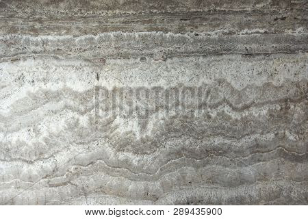Slab Natural Stone With A Beautiful Hypnotic Pattern, Travertino Titanium