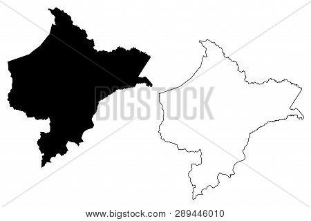 Department Of Loreto (republic Of Peru, Regions Of Peru) Map Vector Illustration, Scribble Sketch Lo