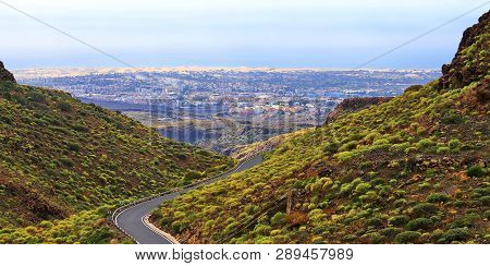 Degollada De La Yegua Is A Plateau In Gran Canaria