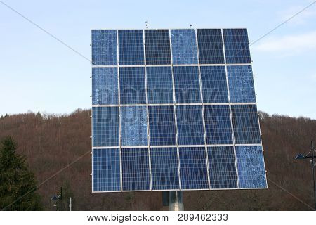 Tilting And Rotating Solar Module, With Twenty-four Fields