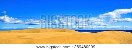 Maspalomas The Sand Dunes On Gran Canaria