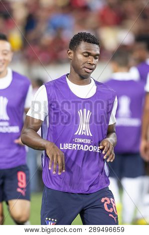 Rio, Brazil - March 13, 2019: Jose Cazares Player In Match Between Flamengo (bra) And Ldu (ecu) By T