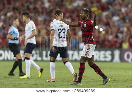 Rio, Brazil - March 13, 2019: Bruno Henrique Player In Match Between Flamengo (bra) And Ldu (ecu) By