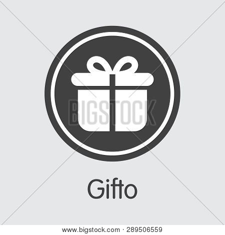 Gto - Gifto. The Icon Of Coin Or Market Emblem.
