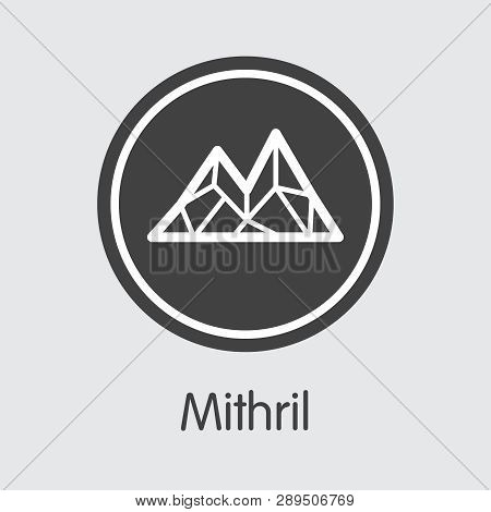 Mith - Mithril. The Market Logo Of Money Or Market Emblem.