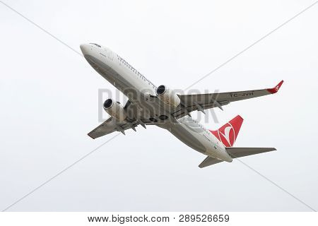 Airplane Takeoff From Airport