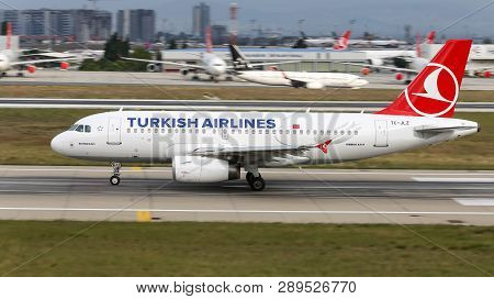 Airplane Takeoff From Airport