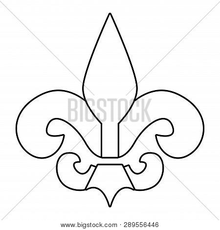Fleur De Lis Ccartoon Vector Illustration Graphic Design