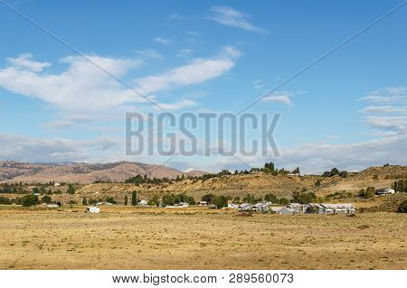 Omak, Usa - September 16, 2018: Foothills Of The Okanogan Highlands In North-central Washington.