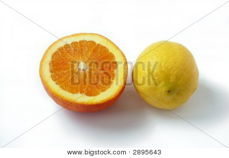 Plátkem pomeranče a citronu