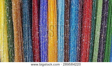 Traditional Turkish Rosary Tesbih And Colorful Bead