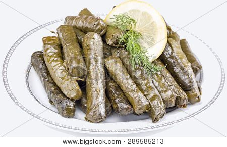 Traditional Delicious Turkish Foods; Stuffed Leaves (yaprak Sarmasi)
