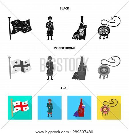 Isolated Object Of Culture And Sightseeing Icon. Collection Of Culture And Originality Stock Vector 