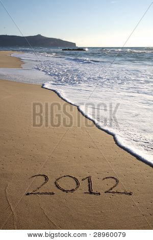 2012 수직 해변에 서 면
