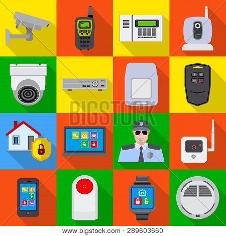 Isolated Object Of Office And House Symbol. Collection Of Office And System Vector Icon For Stock.