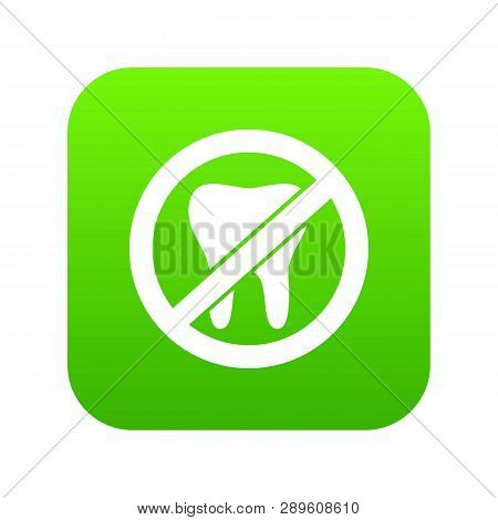 No Tooth Icon. Simple Illustration Of No Tooth Vector Icon For Web
