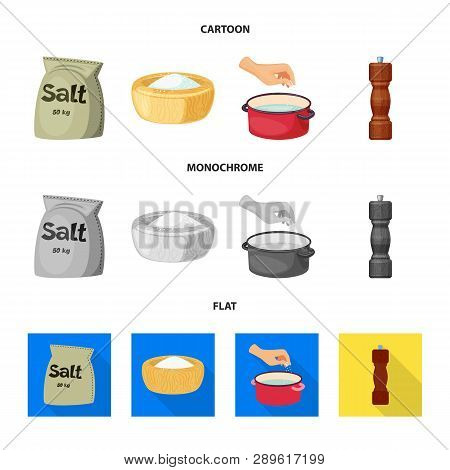 Vector Illustration Of Cooking And Sea Icon. Collection Of Cooking And Baking   Vector Icon For Stoc
