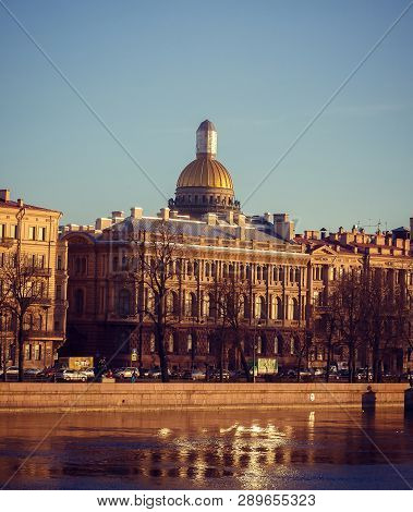 St. Isaacs Cathedral St. Petersburg. Historical Buildings Of St. Petersburg. Temple. Russia, St. Pet