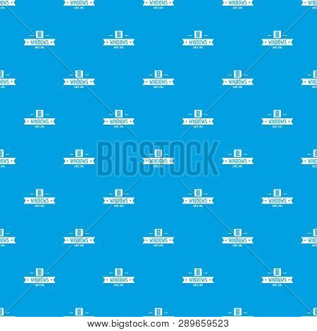 Window Company Pattern Seamless Blue Repeat For Any Use