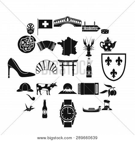 Reconnaissance Icons Set. Simple Set Of 25 Reconnaissance Icons For Web Isolated On White Background
