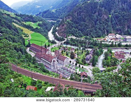 Hydroelectric Power Station Amsteg Or Kraftwerk Amsteg - Canton Of Uri, Switzerland