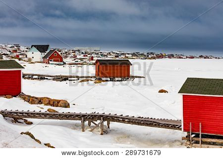 Outport Shacks Joe Batts Arm Fogo Island Nl Canada