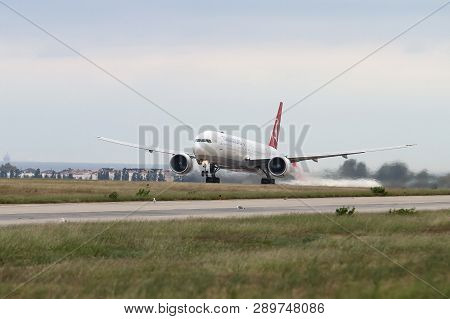 Airplane Takeoff From Airport