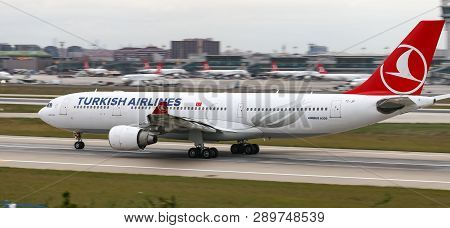 Airplane Takeoff From Airport