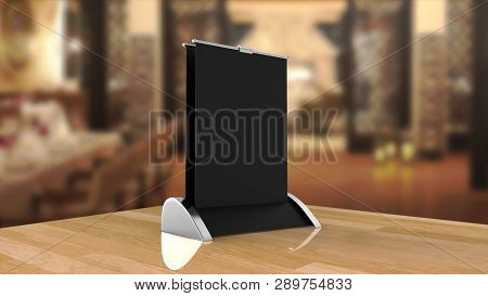 A4 A3 Pvc Pp Paper Table Top Set Stand Mini Roll Up Banner,pull Up Banner Standee Banner Stand,table