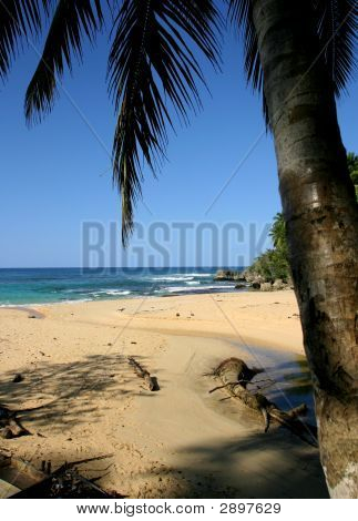 Avskild strand