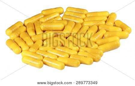 Hiv Therapy On White Background At Dry Sunny Summer Day