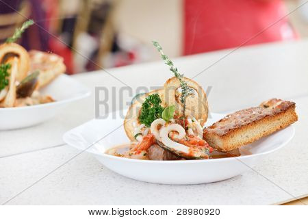 skaldjurssoppa