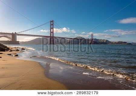 View Of The Golden Gate From The Bay, San Francisco  United States