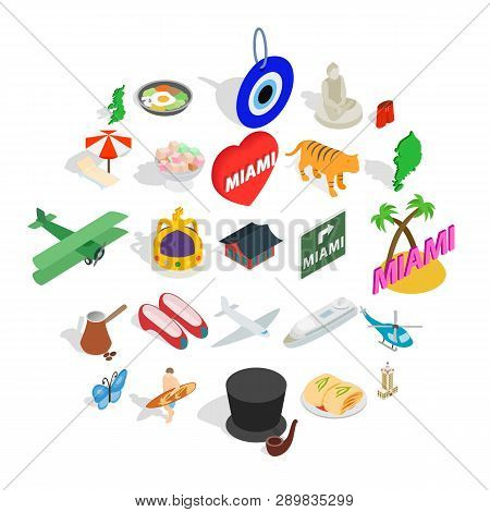 Unity With Nature Icons Set. Isometric Set Of 25 Unity With Nature Icons For Web Isolated On White B