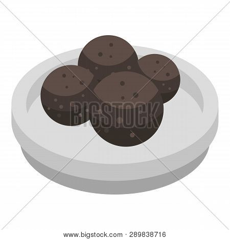 Propolis Balls Icon. Isometric Of Propolis Balls Icon For Web Design Isolated On White Background