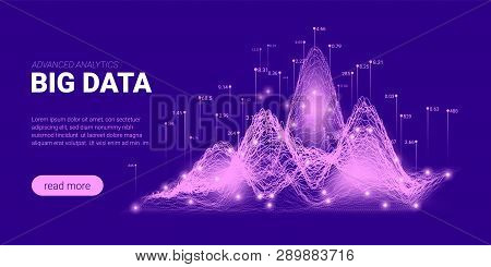 Quantum Cryptography Concept. Big Data Sorting. Futuristic Technology Background. Signal Cryptograph