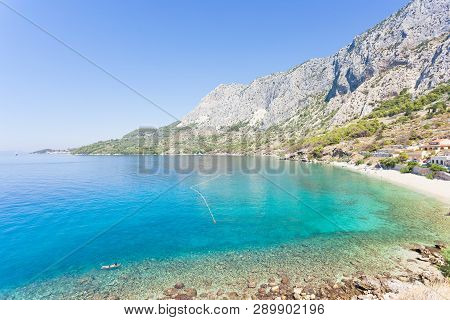 Drasnice, Dalmatia, Croatia, Europe - Overview Across The Beautiful Bay Of Drasnice