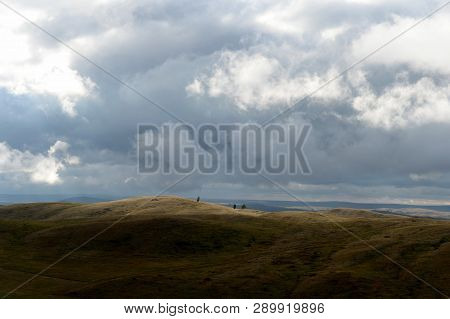 Autumn Foothills Of Altai. Western Siberia. Russia
