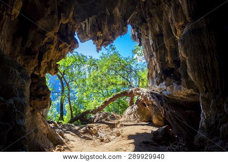 Cave Of Ghosts At Ban Mae La Na, Pang Ma Pha District, Mae Hongsone Province, Thailand. - Image