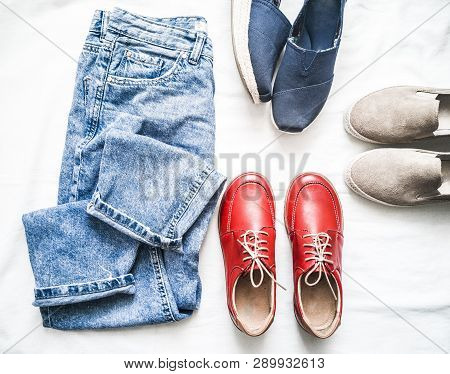 Variety Of Women's Fashion Free Walking Style Clothing And Shoes - Moms Jeans, Slipons, Espadrilles,