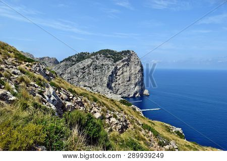 Beautiful Sea Bay And Mountains, Cala Figuera On Cap Formentor, Mallorca