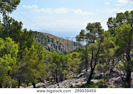 Beautiful Sea Bay And Mountains On Cap Formentor