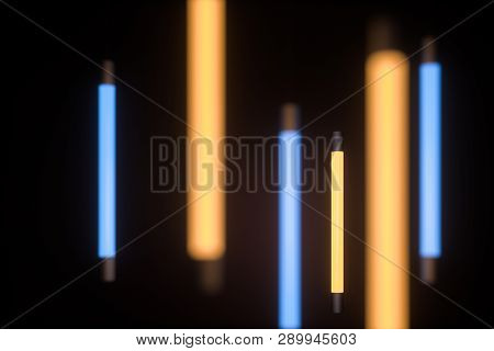 Abstract Glowing Lines, 3D Rendering