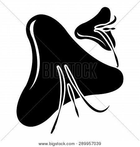 Smallpox Virus Icon . Simple Illustration Of Smallpox Virus Icon For Web Design Isolated On White Ba