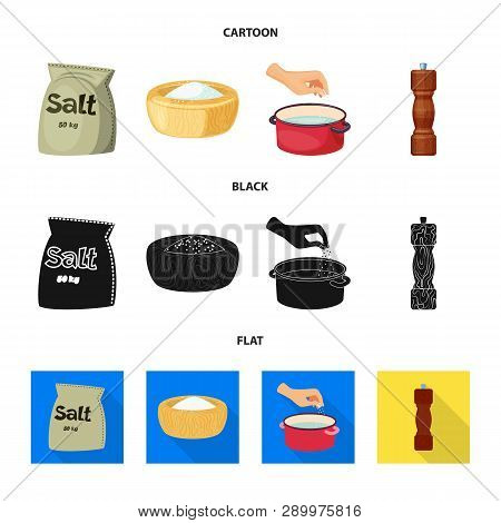 Vector Design Of Cooking And Sea Icon. Set Of Cooking And Baking   Vector Icon For Stock.